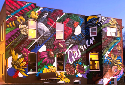 Garner, NC main street downtown mural wall art